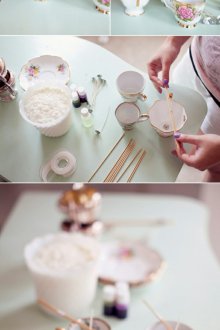 3 月 8 日 DIY キャンドルのギフト