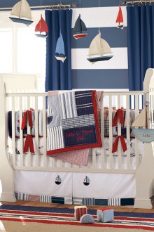 Детска стая в морски стил и цветове