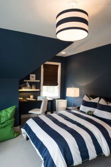 Детско синьо в морски стил