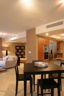 Голям дизайн на кухня за хол