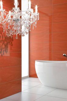 Оранжев интериор