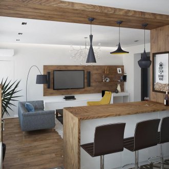 Дизайн кухненски хол в Хрушчов