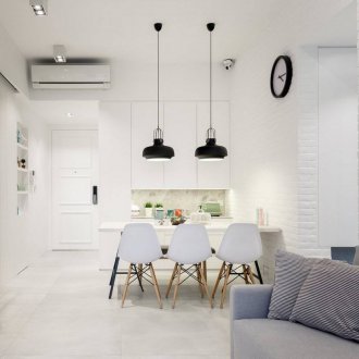 Проектирайте малка дневна кухня