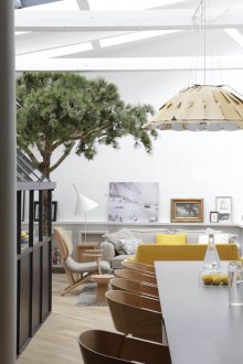 Оригинален дизайн на кухня за всекидневна