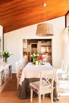 Дизайн кухненска всекидневна Прованс