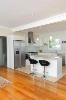 Демаркация на кухненския дизайн на хола