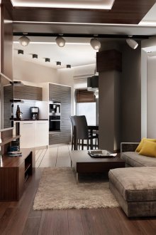 Дизайн кухненски хол в студиото