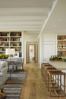 Уютен дизайн на кухня за всекидневна