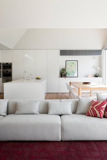 Дизайн кухня хол в селска къща