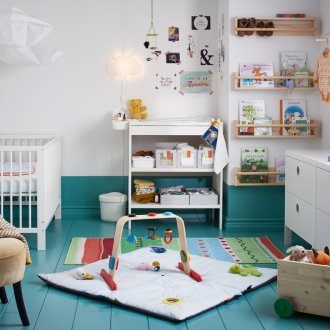 Dekor für Kinder türkis