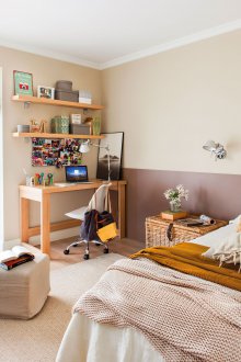 Zweifarbige Kinderzimmerdekoration