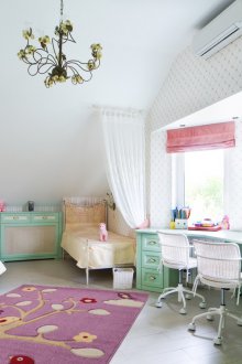 Dekor für Kinder mit Erkerfenster