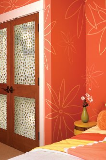 Оранжев интериор