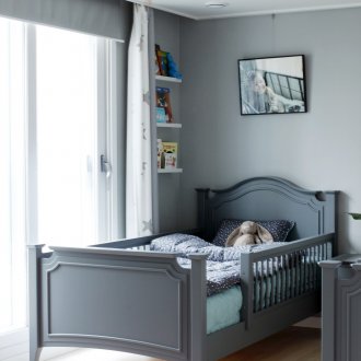 Kinderzimmer Dekor mit Bett