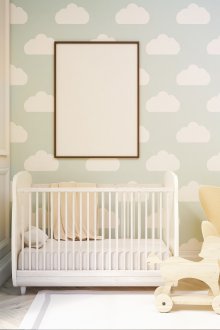 Die Einrichtung des Kinderzimmers mit Tapete