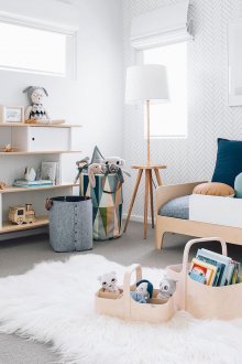 Dekor eines modernen Kinderzimmers