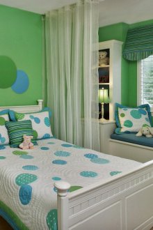 Dekor Kinderzimmer grün