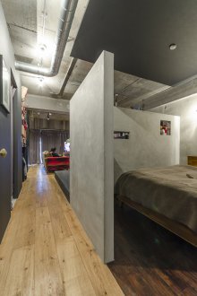 Konkrete Loft-Zonierungsideen