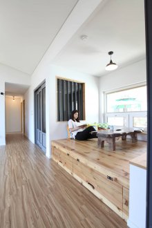 Zoning Ideas Podium mit Schubladen