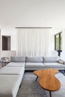 Ideen für die Zonierung von Vorhängen