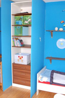 Blau für zwei Kinder