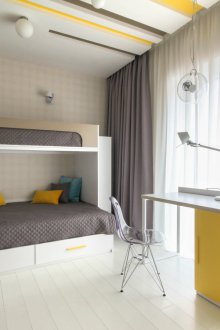 Kinderzimmer für zwei Kinder in Chruschtschow