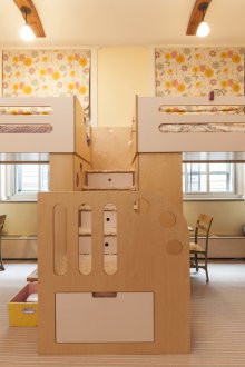 Kindergarten für einen Jungen und ein Mädchen