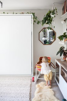 Kindergarten für zwei Kinder retro