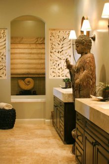 Bilik mandi pangsapuri studio gaya Jepun