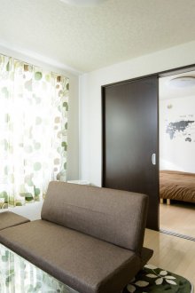 Apartmen satu bilik apartmen gaya Jepun