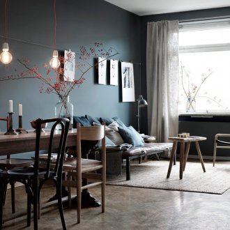 Pangsapuri studio gaya desa gelap