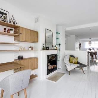 Pangsapuri studio gaya besar Scandinavia