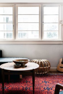 Apartmen studio dalam gaya Scandinavia