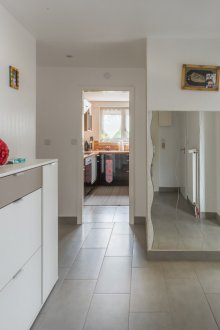 Pembangunan semula dapur di apartmen studio