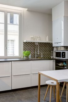 Pembentukan semula gaya dapur Scandinavia