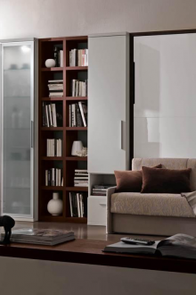 Katil sofa di dalam almari