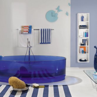 Синя баня и аксесоари