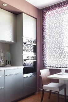 Печатани щори в кухнята