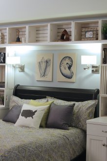 Картини от раковина над леглото