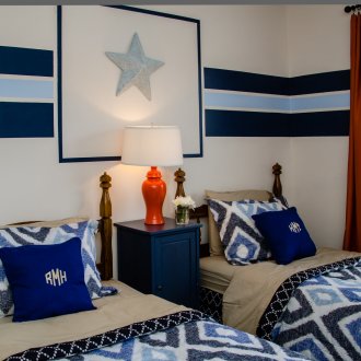 Малка спалня в морски стил