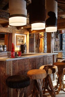 Кухня в стил шале