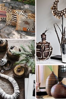 Опции за декор за създаване на африкански стил в интериора