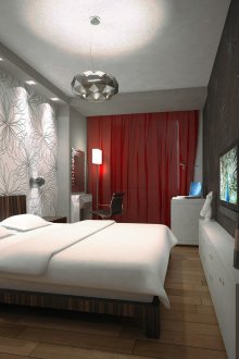 Banyak pencahayaan yang berlainan di dalam bilik tidur