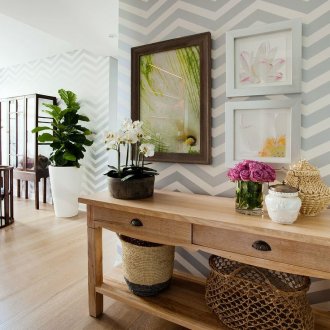 Бял и сив райета зигзаг тапет