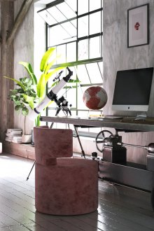 Interior dalaman kelabu merah jambu