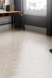 Плочка сив линолеум в хола