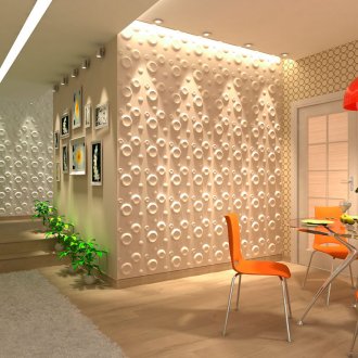 Обемни PVC панели в интериора
