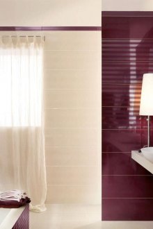 Крем бордо вана