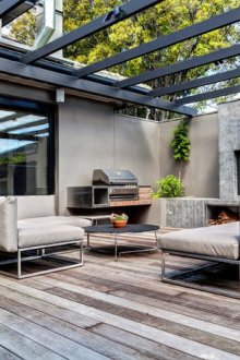 Барбекю грил на терасата