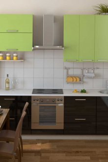 Кухня с маслинови акценти в интериора